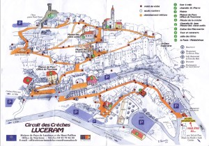 The map provided by the local tourist board, making it very easy for visitors to find their way around