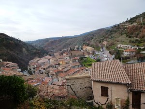 View south down the Paillon valley towards Nice and the Mediterranean, just 25 kms south