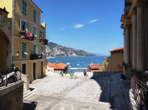 The splendid view from the esplanade of Saint Michel