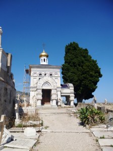 The Russian mausoleum in the Old Castle cemetery