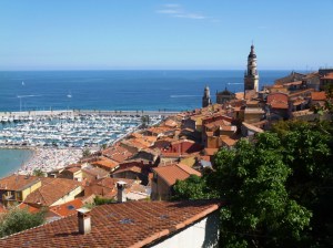 Old Menton viewed from the Boulevard de Garavan