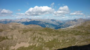 The view from the Col de la Bonette, at 2800m the highest road in Europe