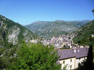 The Roya valley and the perched village of Saorge 