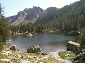 One of the lakes near Fontanable at 2000m altitude in the  stunning Vallée des Merveilles 