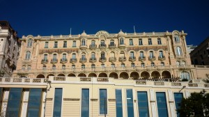 The wonderful Hotel Hermitage, overlooking the circuit on avenue d'Ostende, but sadly hideously expensive for the Grand Prix weekend!