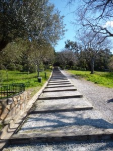 The slope up to the Citadel