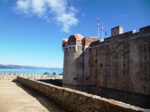 The lovely setting of the Citadel of St Tropez