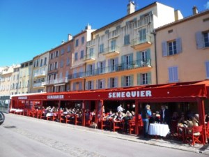 Le Sénéquier - a great place for a memorable drink on the port, also memorable for your wallet though!