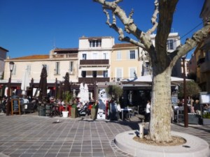 Place Victor Hugo, on the Sainte Maxime waterfront promenade