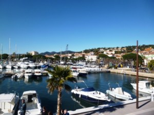 The marina of Sainte Maxime, just about all there is to see there.