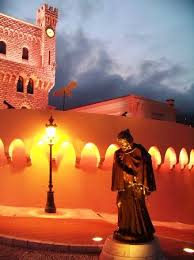 The statue of Francois Grimaldi aka Malizia on the Palace Square