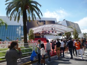 The bunker shaped Palais des Festivals