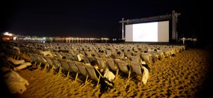 The Cinema de la Plage, located just next to the Majestic Plage