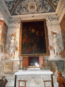 The beautiful baroque interior of St Paul church, despite it being so plain and austere from the outside. 