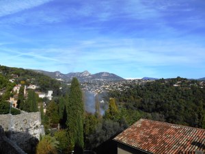 The view from the eastern side of St Paul's city walls over Baou de Saint Jeannet