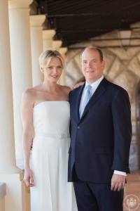 The royal couple of Monaco, HSH Prince Albert II and HSH Princess Charlene (C) Palais Princier de Monaco